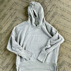 Abercrombie and Fitch extra small light gray hoodie.